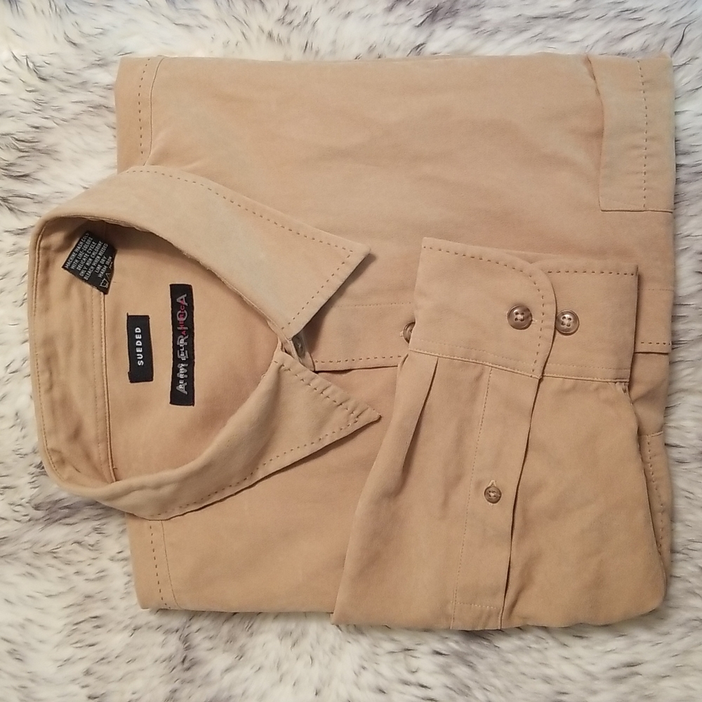 Sueded Perry Ellis shirt